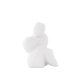 VENTURE DESIGN Floda skulptur - hvid stentj (11x9x14H)