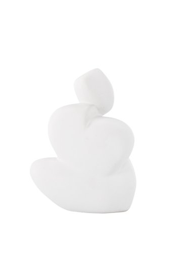 VENTURE DESIGN Floda skulptur - hvid stentj (11x9x14H)