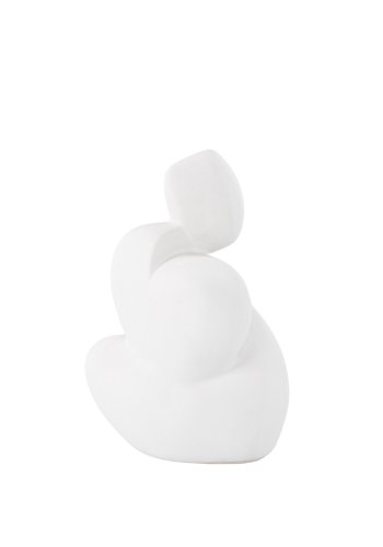 VENTURE DESIGN Floda skulptur - hvid stentj (11x9x14H)
