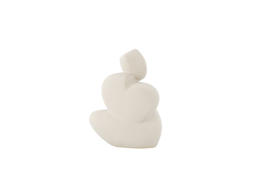 VENTURE DESIGN Floda skulptur - lysegr stentj (11x9x14H)