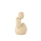 VENTURE DESIGN Floda skulptur - lysegul stentj (11x9x14H)
