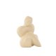 VENTURE DESIGN Floda skulptur - lysegul stentj (11x9x14H)