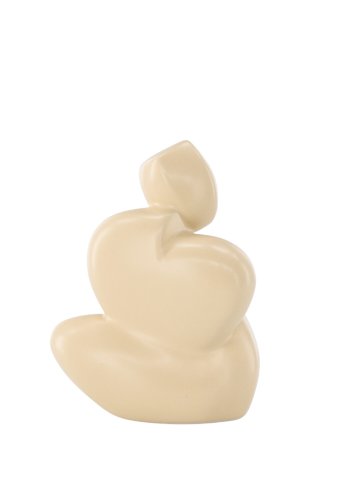 VENTURE DESIGN Floda skulptur - lysegul stentj (11x9x14H)