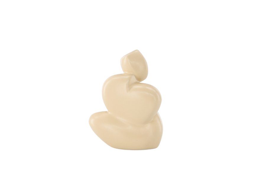 VENTURE DESIGN Floda skulptur - lysegul stentj (11x9x14H)