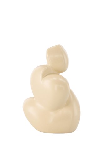 VENTURE DESIGN Floda skulptur - lysegul stentj (11x9x14H)