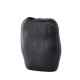 VENTURE DESIGN Romie vase - sort stentj (24x14x28H)