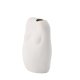 VENTURE DESIGN Romie vase - offwhite stentj (24x14x28H)