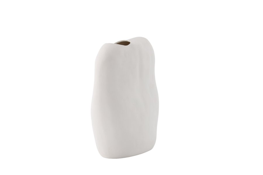VENTURE DESIGN Romie vase - offwhite stentj (24x14x28H)