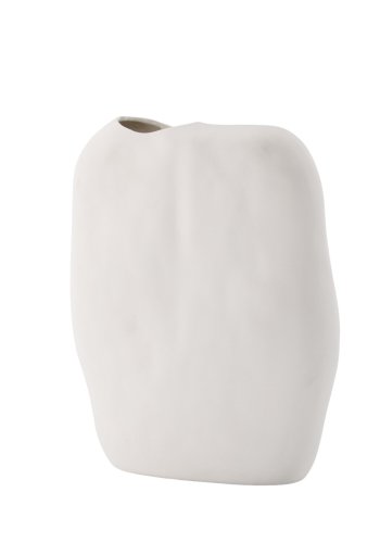 VENTURE DESIGN Romie vase - offwhite stentj (24x14x28H)