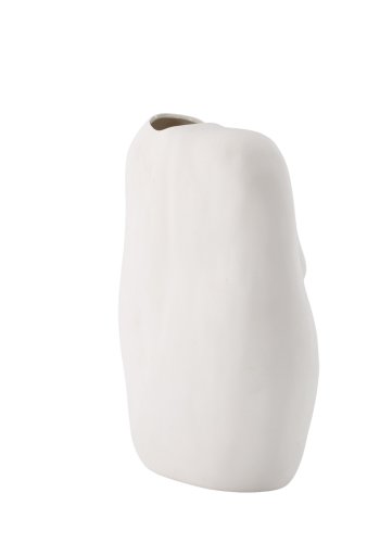 VENTURE DESIGN Romie vase - offwhite stentj (24x14x28H)