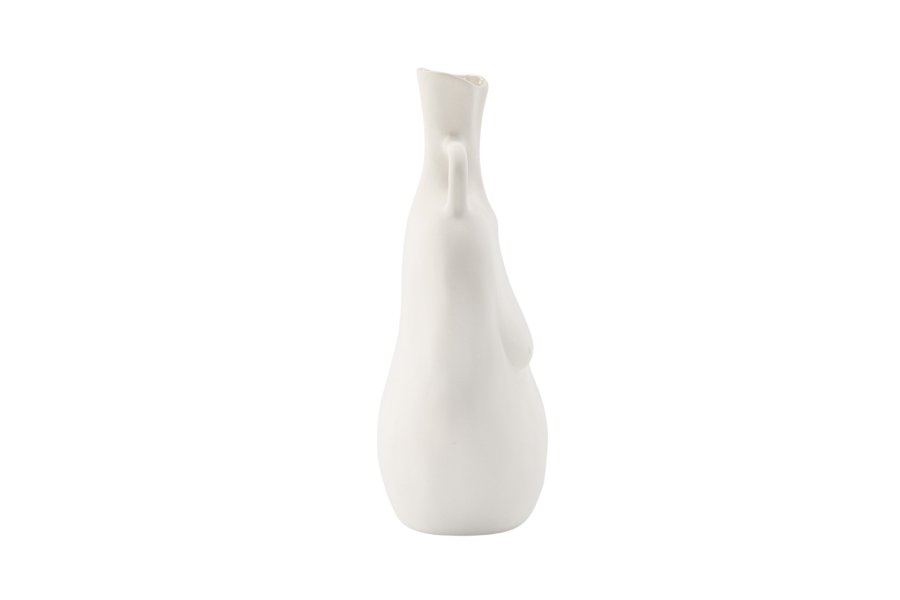 VENTURE DESIGN Conta vase - offwhite stentj (17x10x25H)