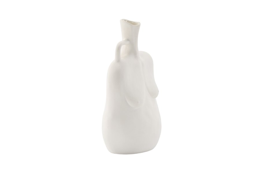 VENTURE DESIGN Conta vase - offwhite stentj (17x10x25H)