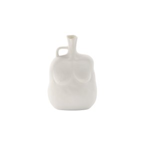 VENTURE DESIGN Conta vase - offwhite stentj (17x10x25H)