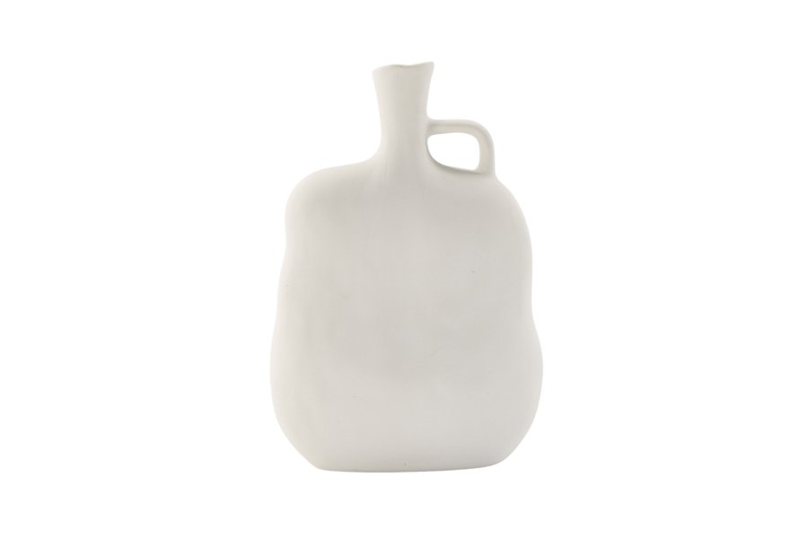 VENTURE DESIGN Conta vase - offwhite stentj (17x10x25H)