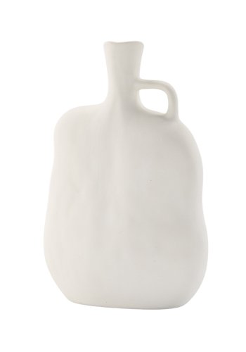 VENTURE DESIGN Conta vase - offwhite stentj (17x10x25H)