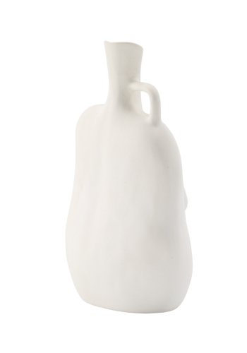 VENTURE DESIGN Conta vase - offwhite stentj (17x10x25H)