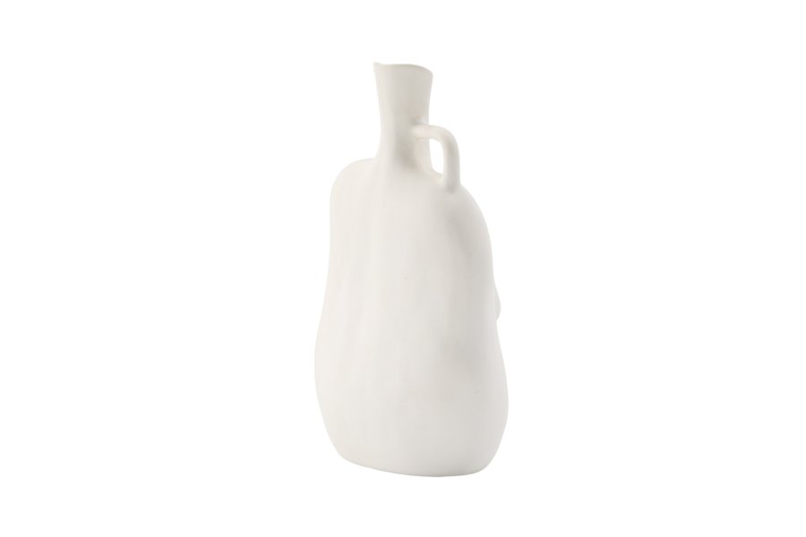 VENTURE DESIGN Conta vase - offwhite stentj (17x10x25H)
