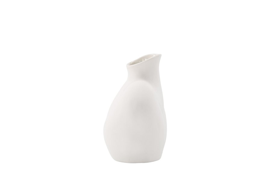 VENTURE DESIGN Harvey vase - offwhite stentj (17x10x15H)