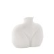 VENTURE DESIGN Harvey vase - offwhite stentj (17x10x15H)