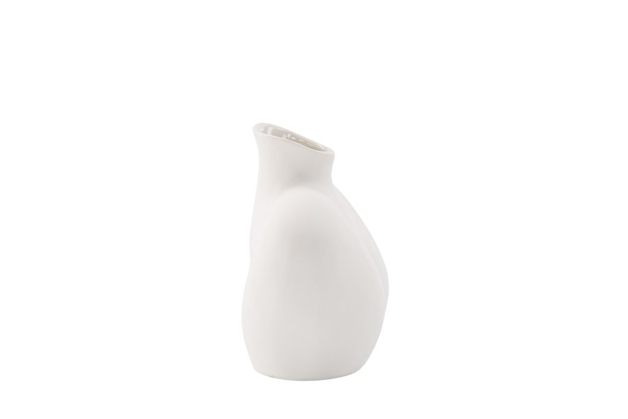 VENTURE DESIGN Harvey vase - offwhite stentj (17x10x15H)