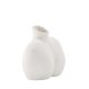VENTURE DESIGN Harvey vase - offwhite stentj (17x10x15H)