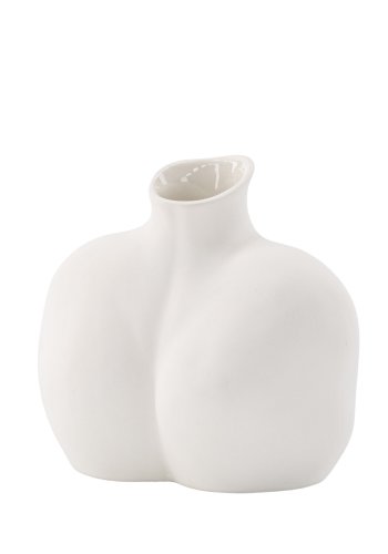 VENTURE DESIGN Harvey vase - offwhite stentj (17x10x15H)