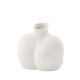 VENTURE DESIGN Harvey vase - offwhite stentj (17x10x15H)