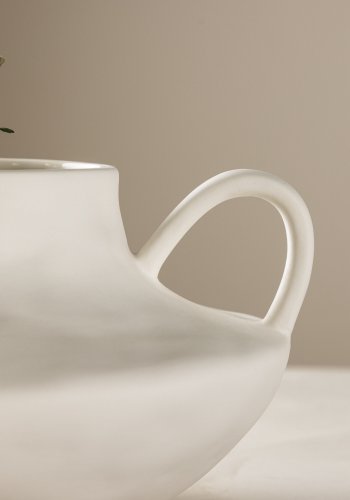 VENTURE DESIGN Holda potte - offwhite stentj (31x29x15H)