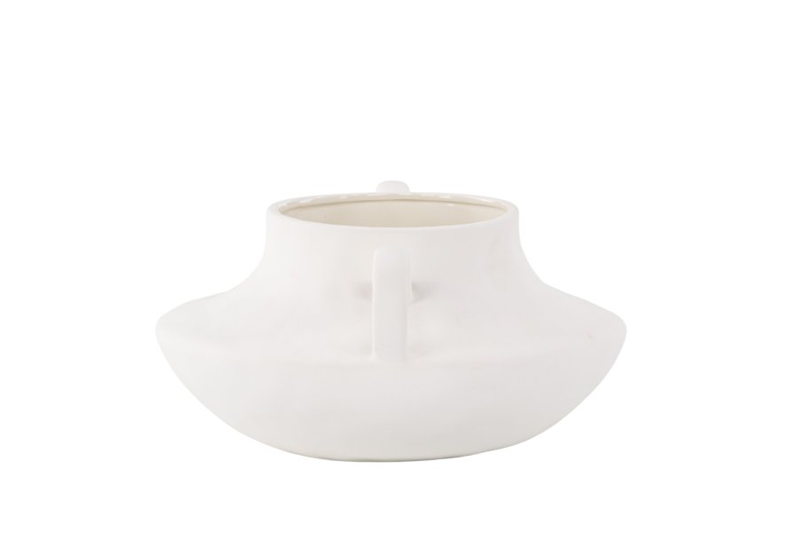 VENTURE DESIGN Holda potte - offwhite stentj (31x29x15H)