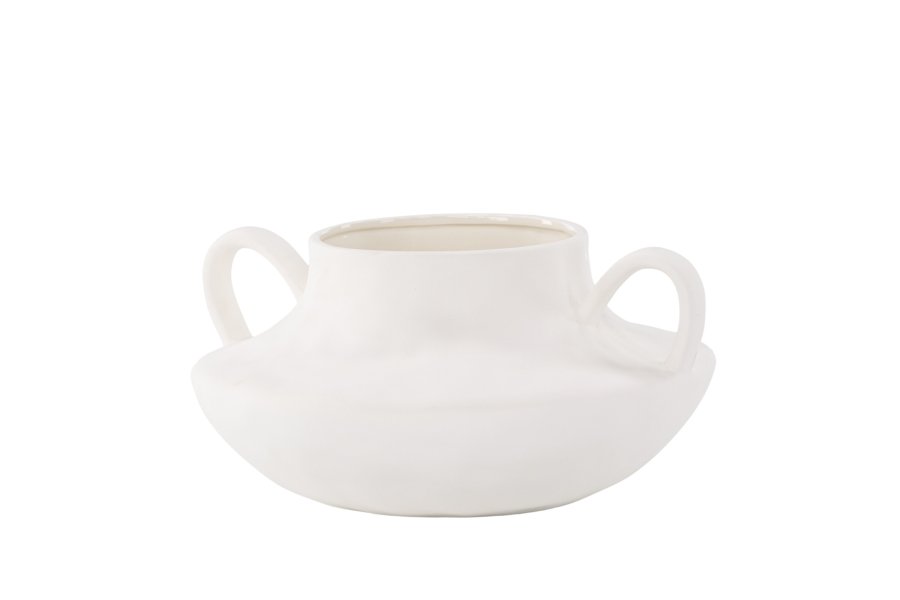 VENTURE DESIGN Holda potte - offwhite stentj (31x29x15H)