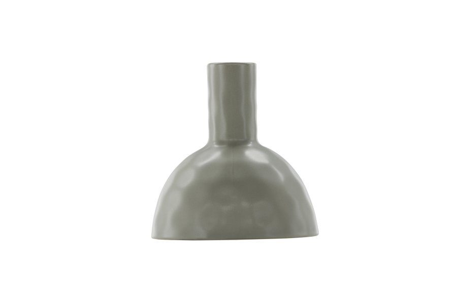 VENTURE DESIGN Vivi vase, m. hank - mrkegr stentj (24x24x25H)