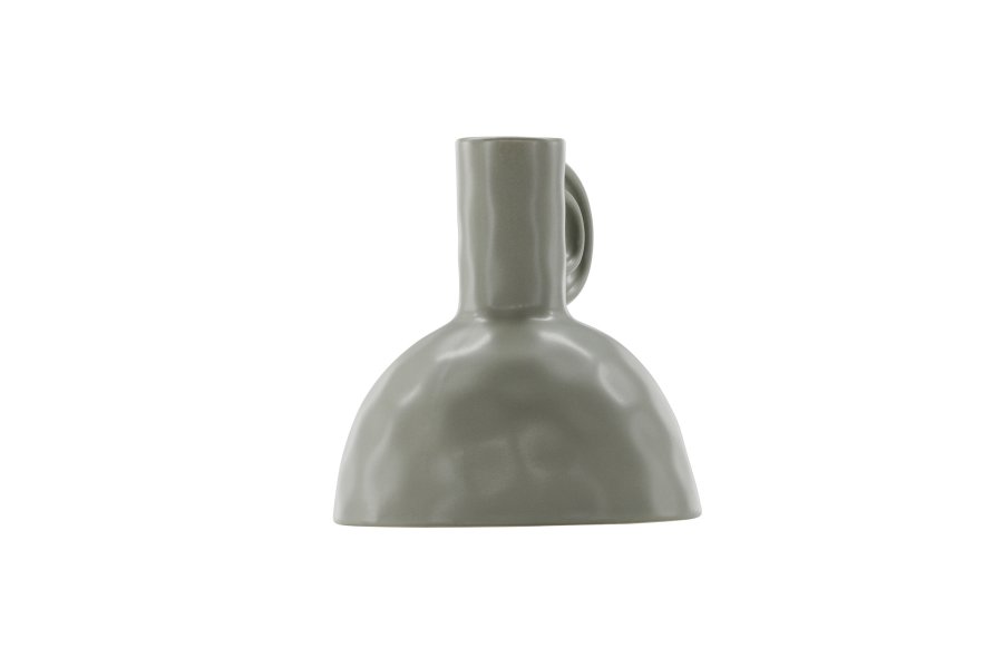 VENTURE DESIGN Vivi vase, m. hank - mrkegr stentj (24x24x25H)