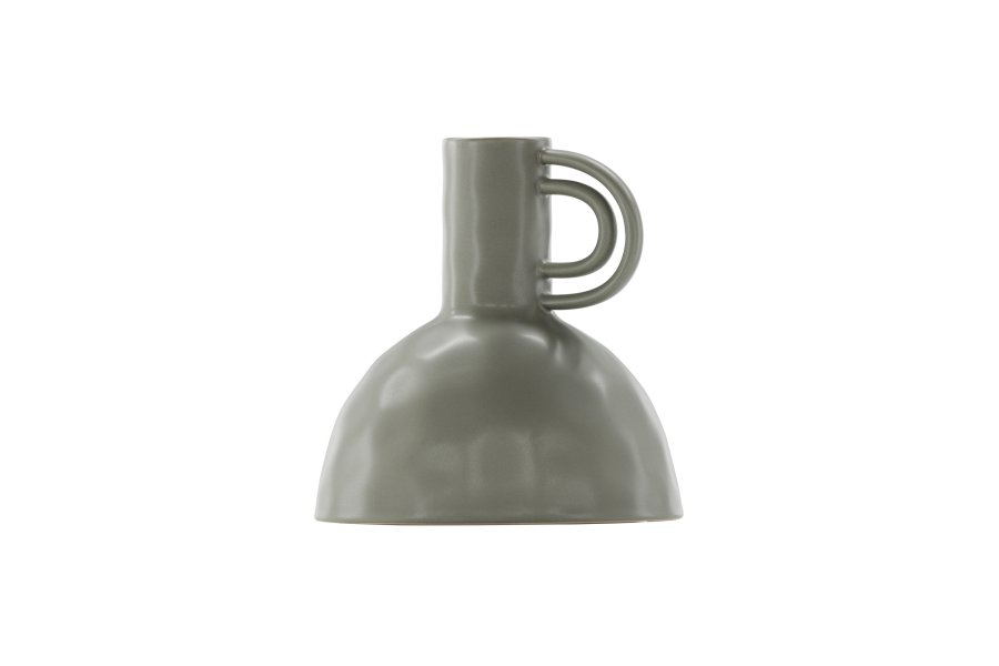 VENTURE DESIGN Vivi vase, m. hank - mrkegr stentj (24x24x25H)