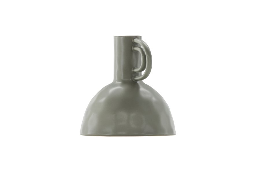 VENTURE DESIGN Vivi vase, m. hank - mrkegr stentj (24x24x25H)