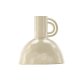VENTURE DESIGN Vivi vase, m. hank - beige/sorte prikker stentj (24x24x25H)