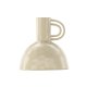 VENTURE DESIGN Vivi vase, m. hank - beige/sorte prikker stentj (24x24x25H)
