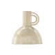 VENTURE DESIGN Vivi vase, m. hank - beige/sorte prikker stentj (24x24x25H)
