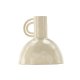 VENTURE DESIGN Vivi vase, m. hank - beige/sorte prikker stentj (24x24x25H)