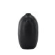 VENTURE DESIGN Madi vase, rund sort stentj (17x17x28H)