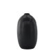 VENTURE DESIGN Madi vase, rund sort stentj (17x17x28H)