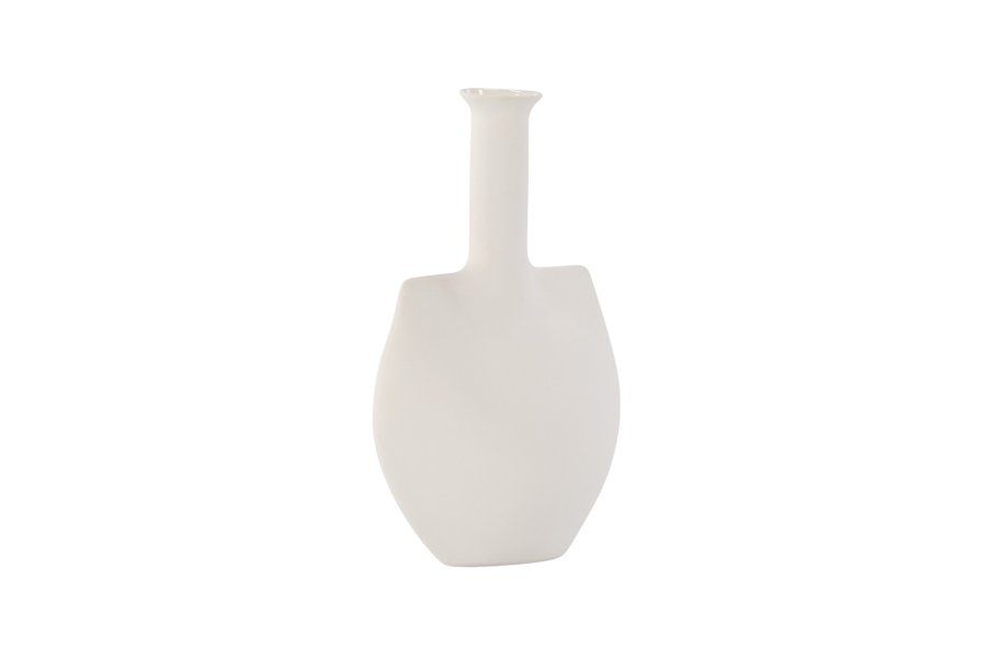 VENTURE DESIGN Madison vase - off white stentj (14x8x22H)
