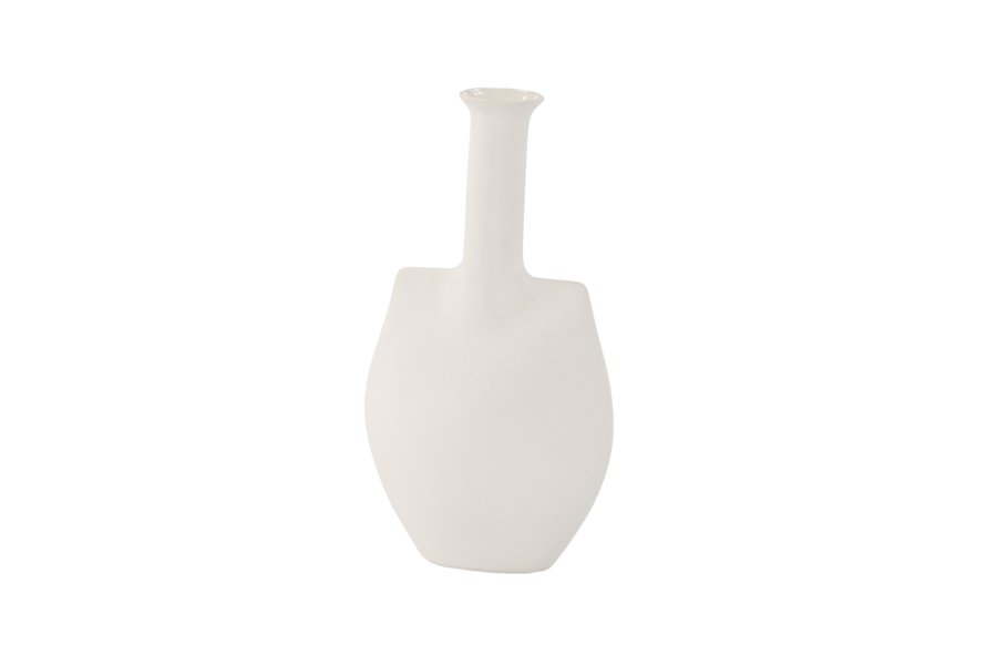 VENTURE DESIGN Madison vase - off white stentj (14x8x22H)