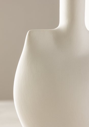 VENTURE DESIGN Madison vase - off white stentj (14x8x22H)