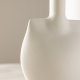 VENTURE DESIGN Madison vase - off white stentj (14x8x22H)