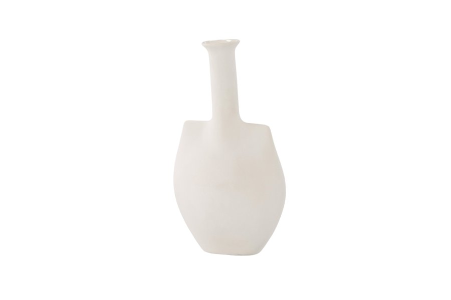 VENTURE DESIGN Madison vase - off white stentj (14x8x22H)