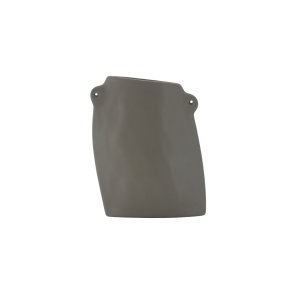 VENTURE DESIGN Hie vase, m. 2 hanke - mrkegr stentj (14x5x21H)