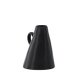 VENTURE DESIGN Ovy vase, m. 1 hank - mat sort stentj (14x13x17H)