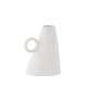 VENTURE DESIGN Ovy vase, m. 1 hank - hvid stentj (14x13x17H)