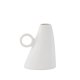 VENTURE DESIGN Ovy vase, m. 1 hank - hvid stentj (14x13x17H)