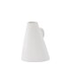 VENTURE DESIGN Ovy vase, m. 1 hank - hvid stentj (14x13x17H)